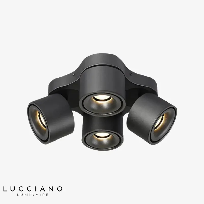 Spot LED Moderne à 4 Lumières Ajustables