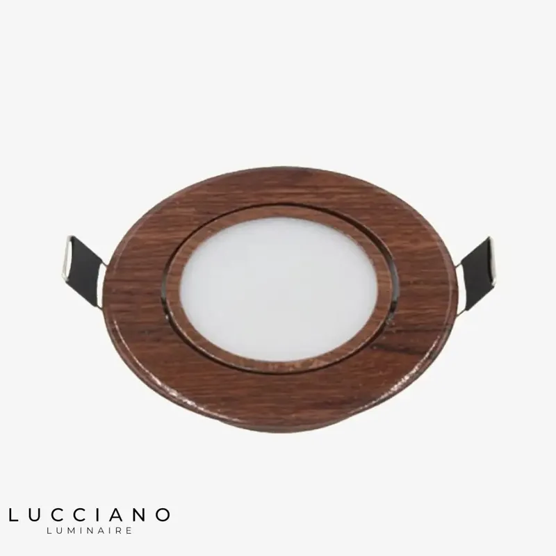 Ventura LED Rond Style Bois