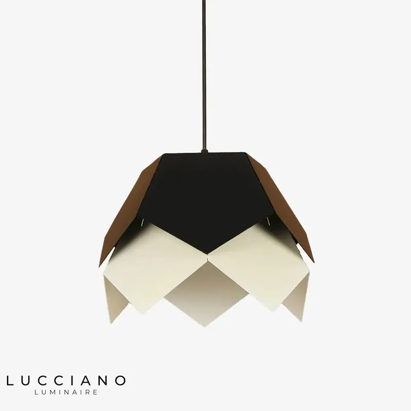 Abat-jour LED fleur origami moderne