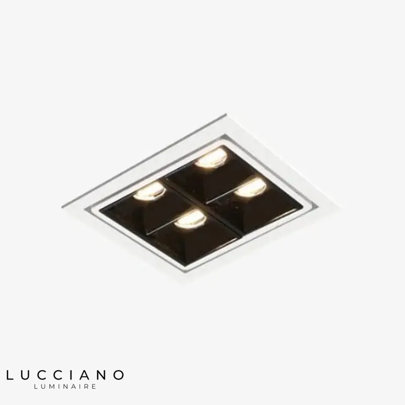 Spot LED carré moderne Dina ajustable