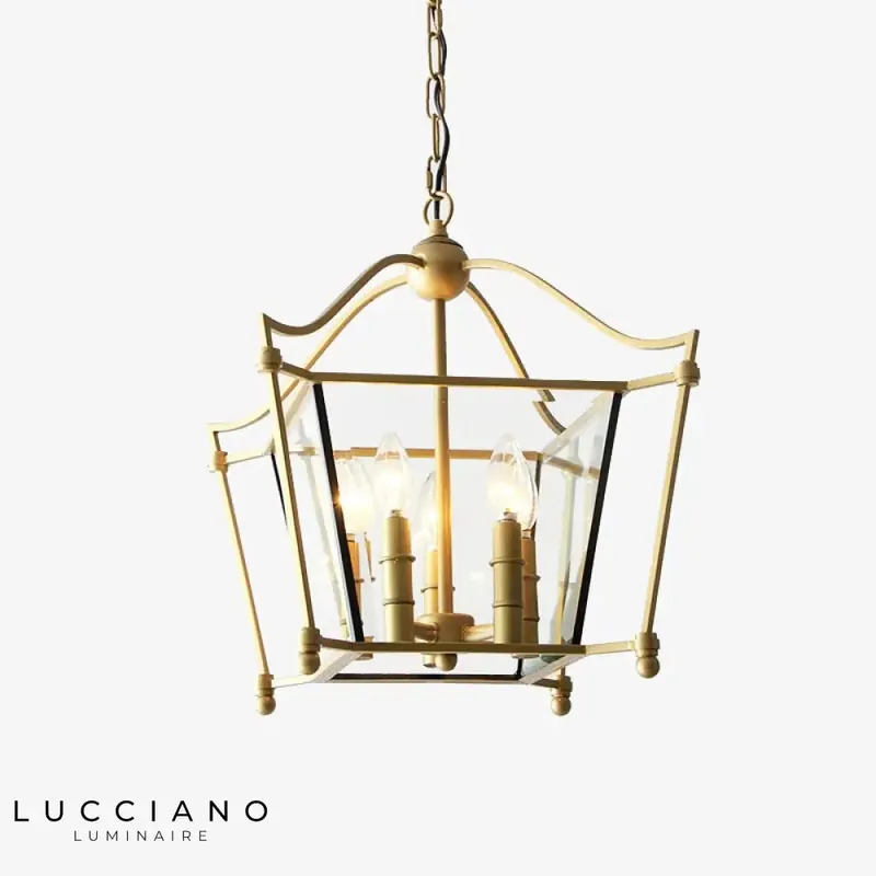 Suspension Carré Vintage Alsacienne Tyna
