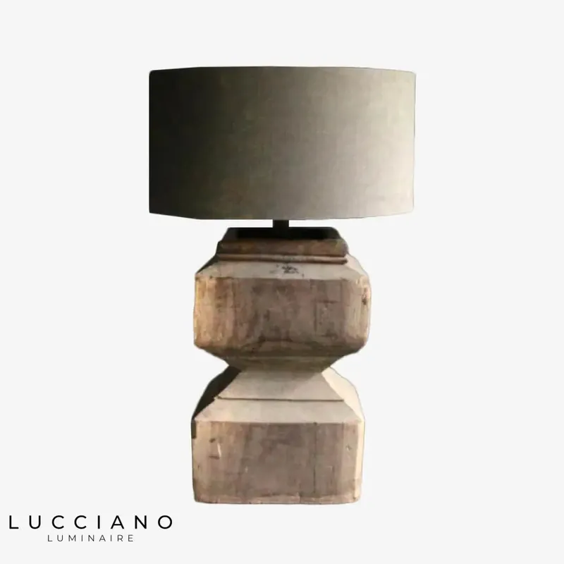 Lampe scandinave Bonno abat-jour cylindre