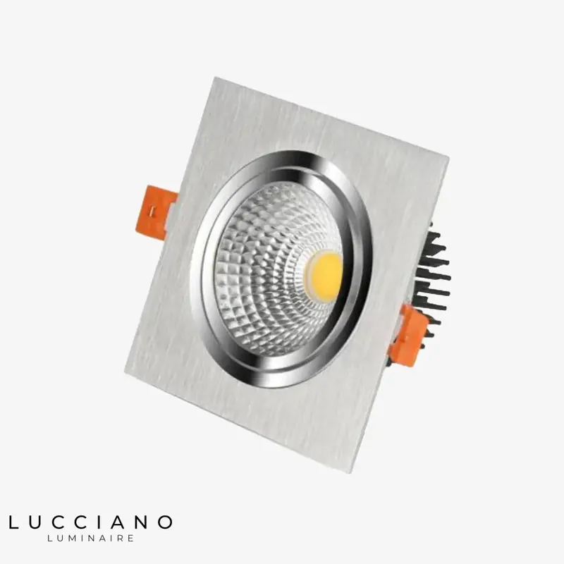 Projecteur LED carré métallique Yaninah