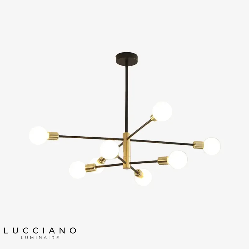 Lustre Constellation Noir Doré佟