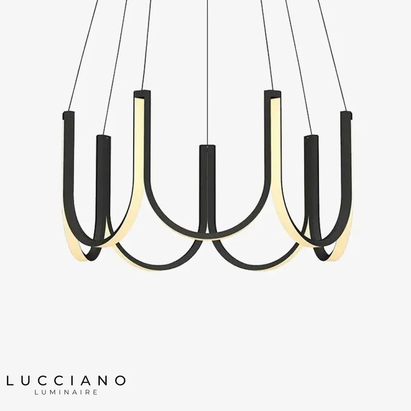 Lustre LED moderne Unalli arc
