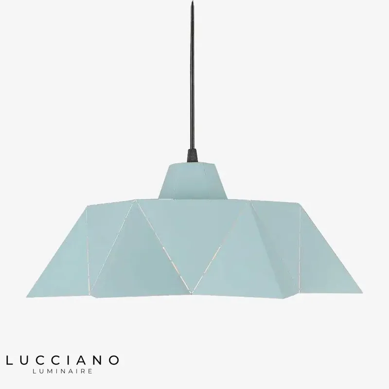 Suspension LED Vintage Métal Triangles