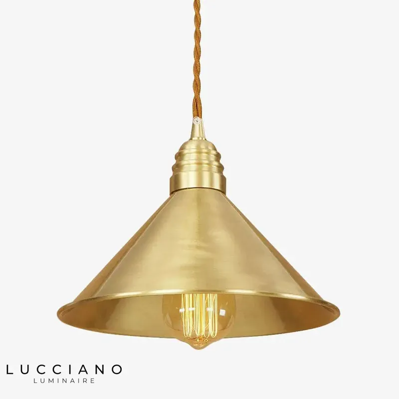 Suspension LED Iron Loft dorée