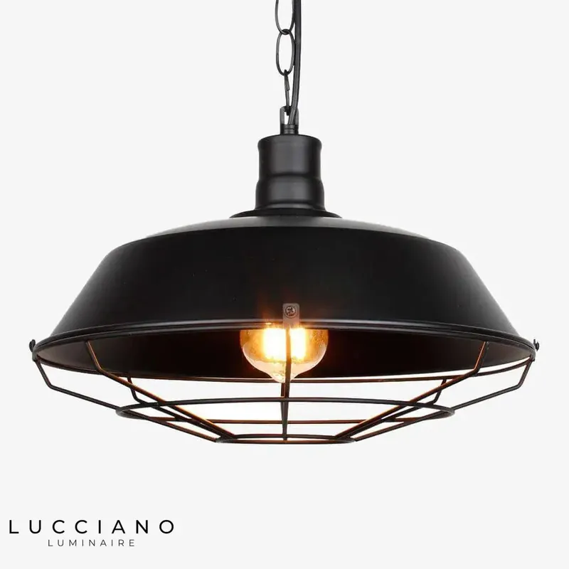 Suspension LED Métal Loft Rétro