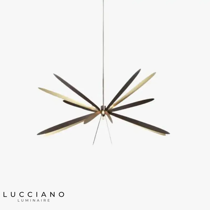 Lustre métal LED multi-branches Luxury