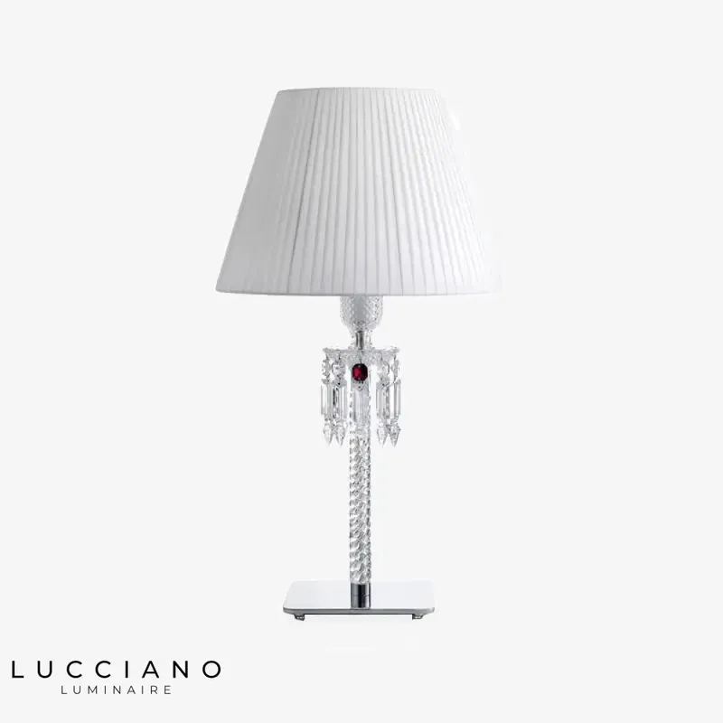 Lampe Rétro LED Abat-jour Cristal