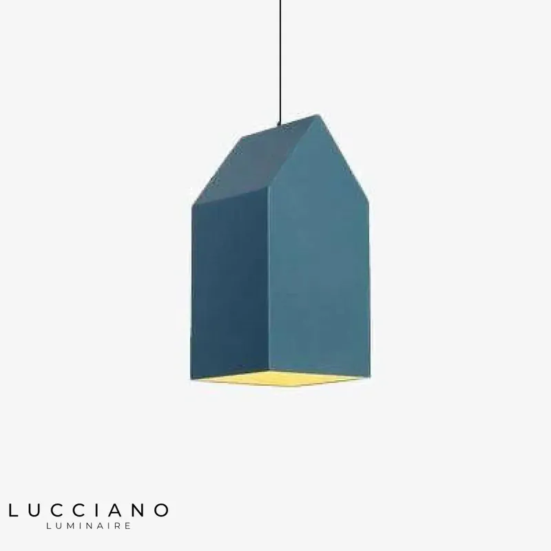 Suspension LED design abat-jour coloré