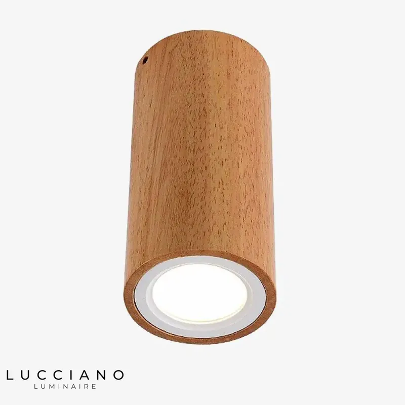 Cube LED moderne en bois Loft