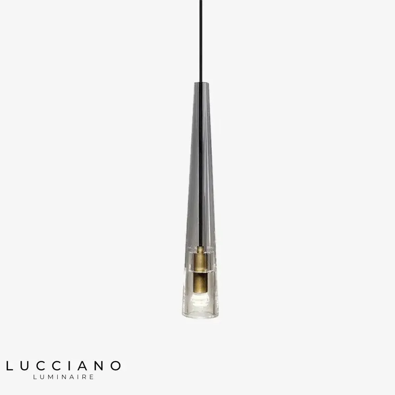 Suspension LED en verre Shadow