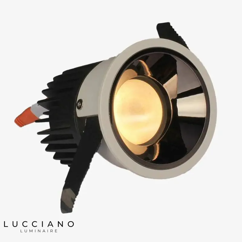 Spot LED encastré aluminium cuivre