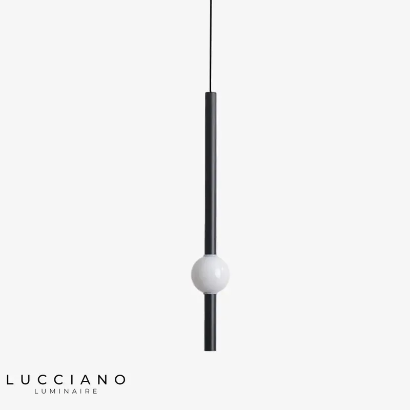 Suspension LED Cylindre Mosko Verre