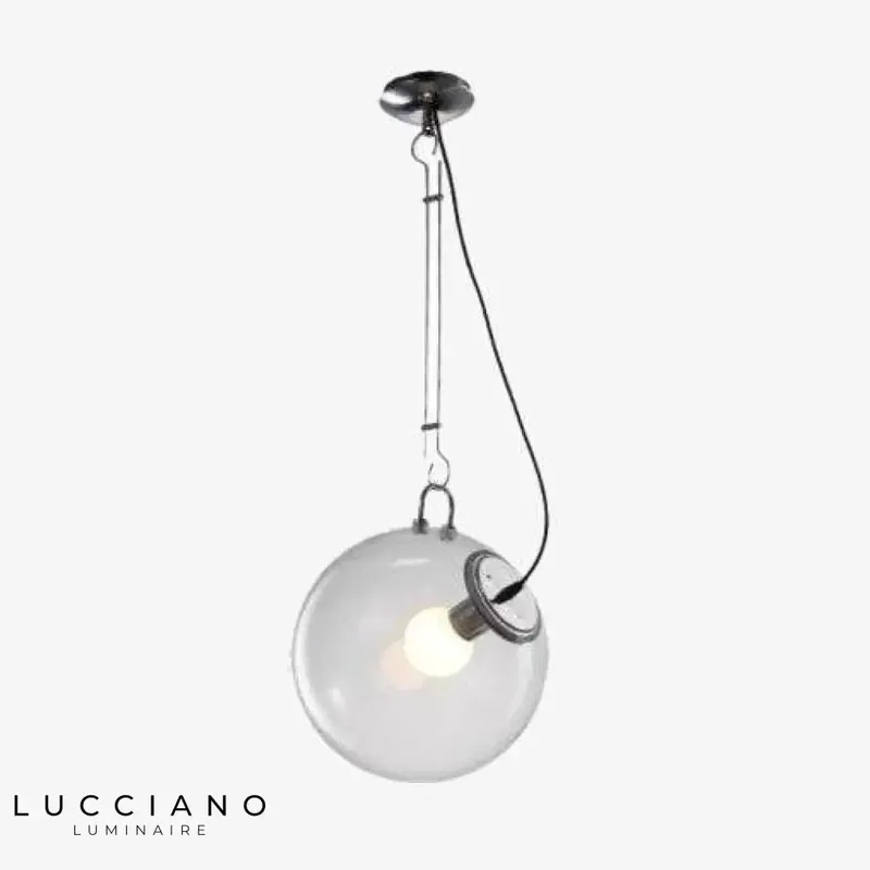 Suspension LED Octave en verre sphérique