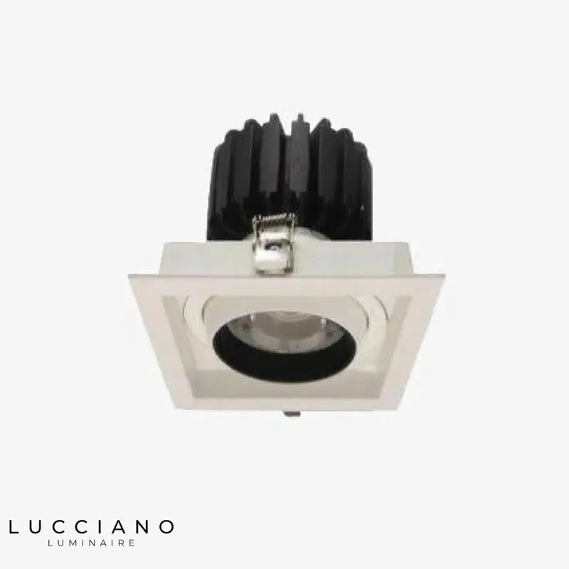 Spot LED encastrable moderne aluminium