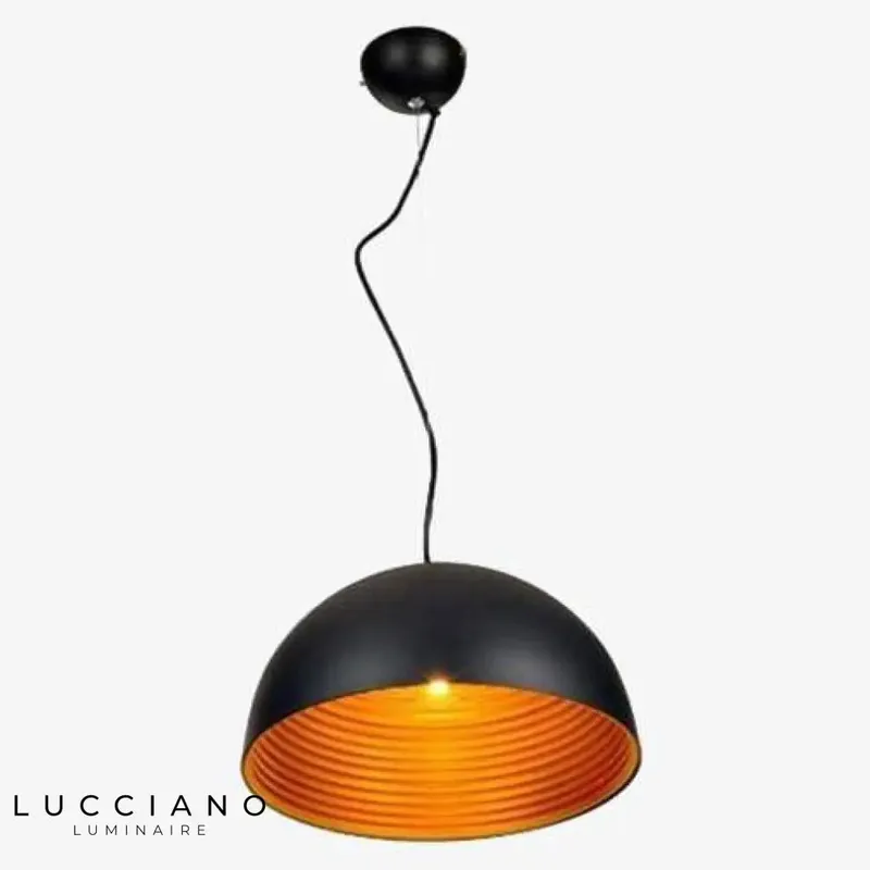 Suspension LED Métal Ronde Island