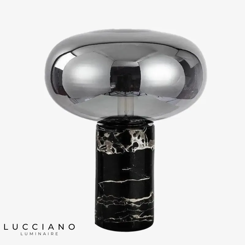 Lampe LED Marbre Verre Domino