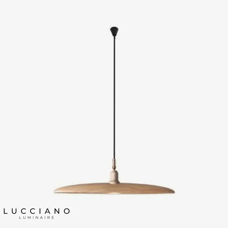 Suspension LED Nordic bois abat-jour