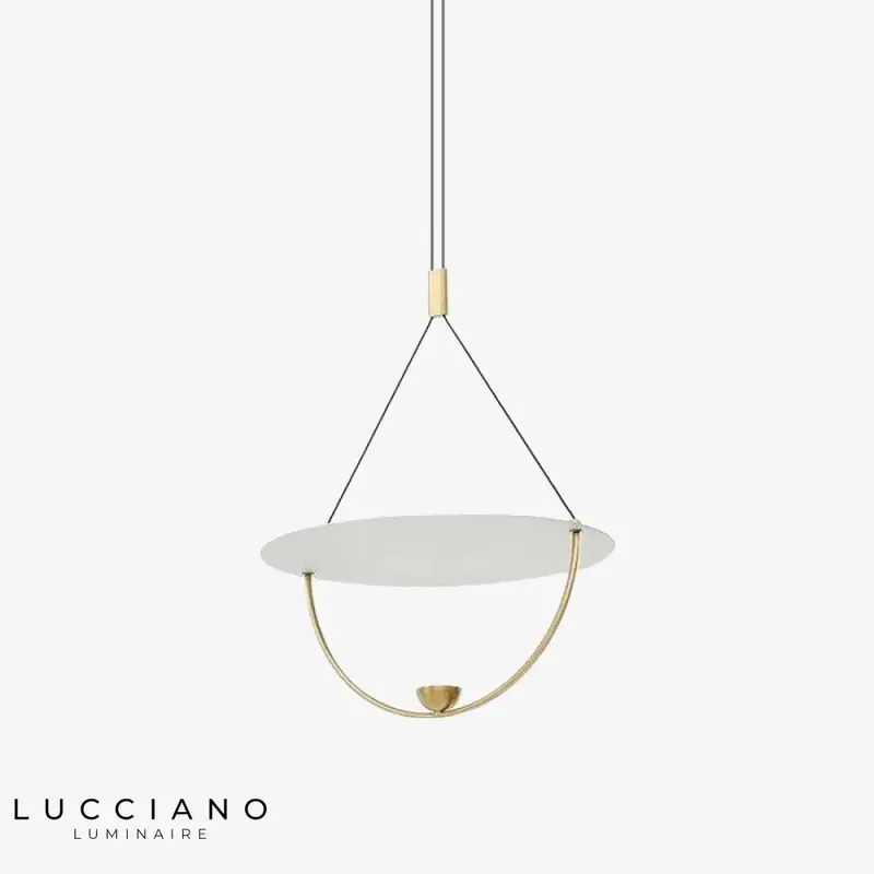Suspension LED dorée style Fly