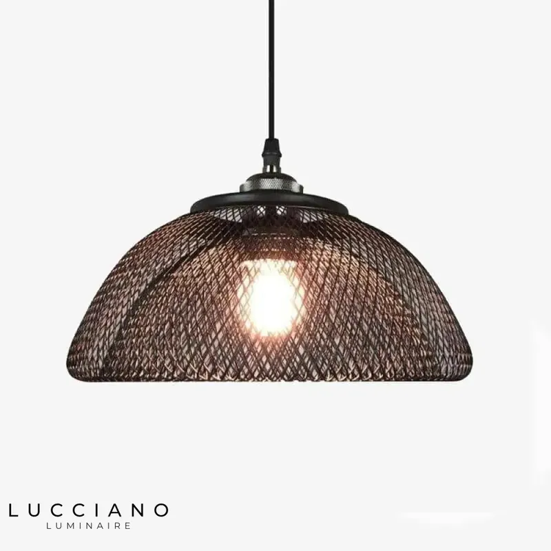 Suspension LED industrielle en métal rétro