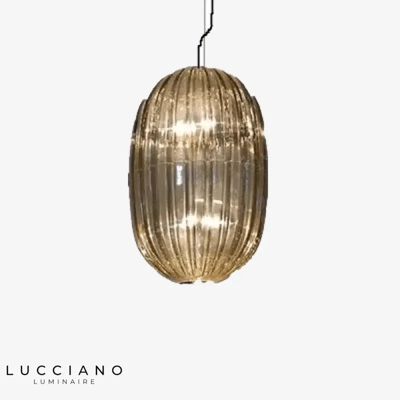 LED Suspension Verre Coloré Design