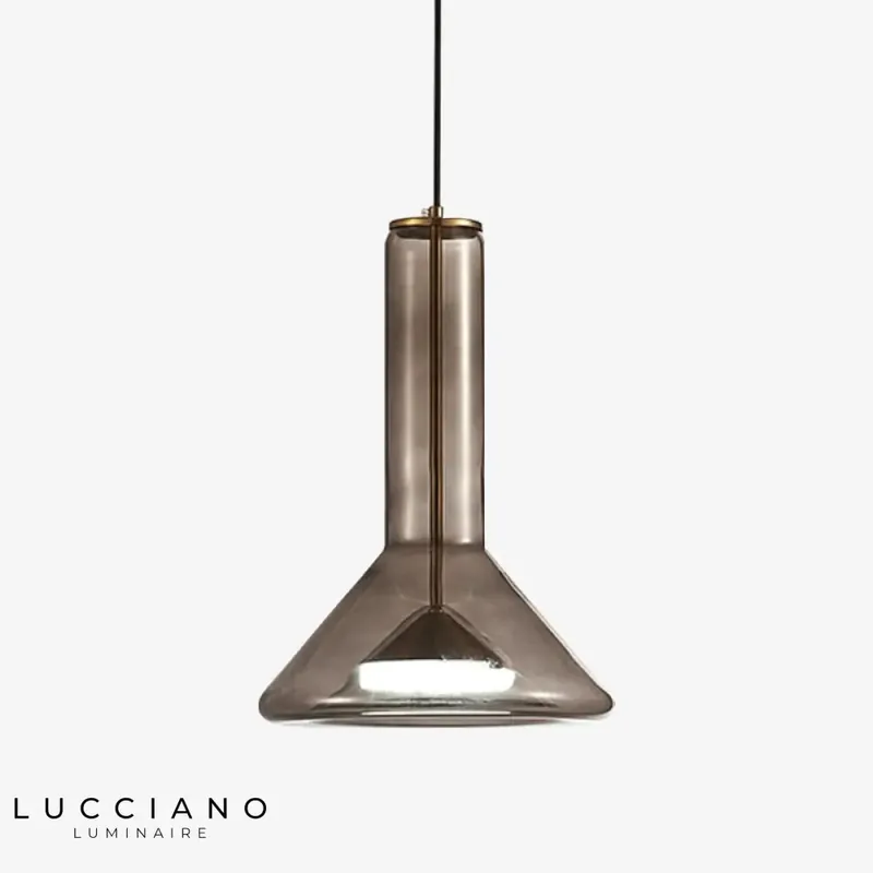 Luminaire LED Verre Arrondi Design