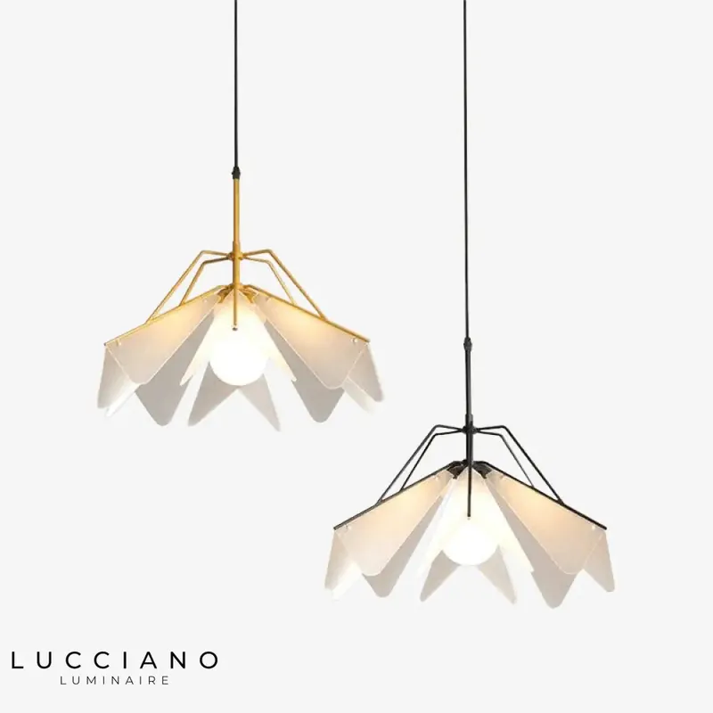 Design suspension LED branchage métal