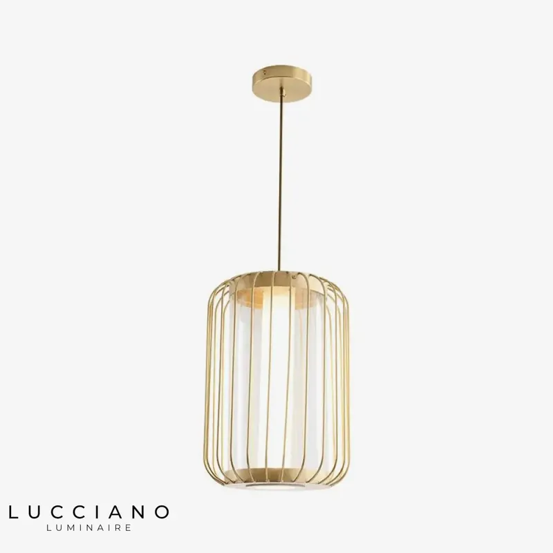 Suspension LED Cage Métal Design