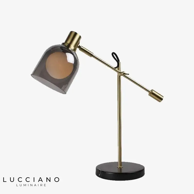 Lampe LED design verre arrondi