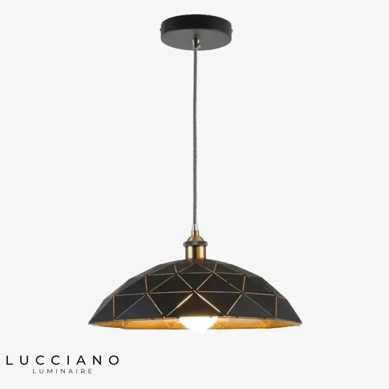 Suspension LED multi-plaques métal