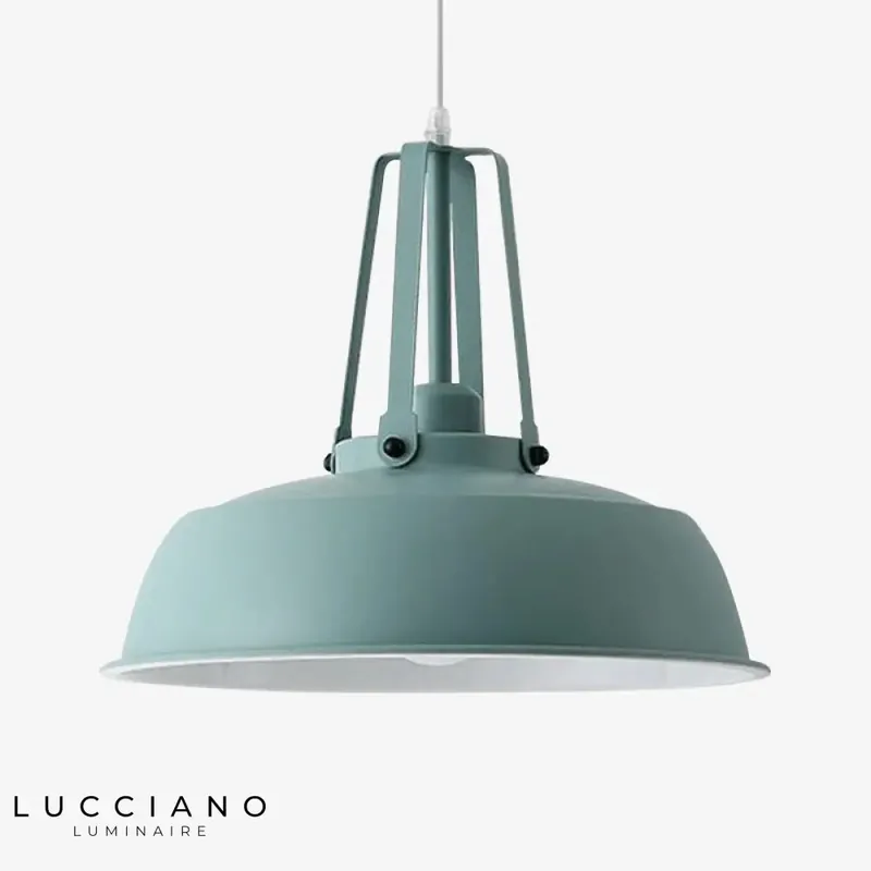 Suspension LED industrielle métal Hang