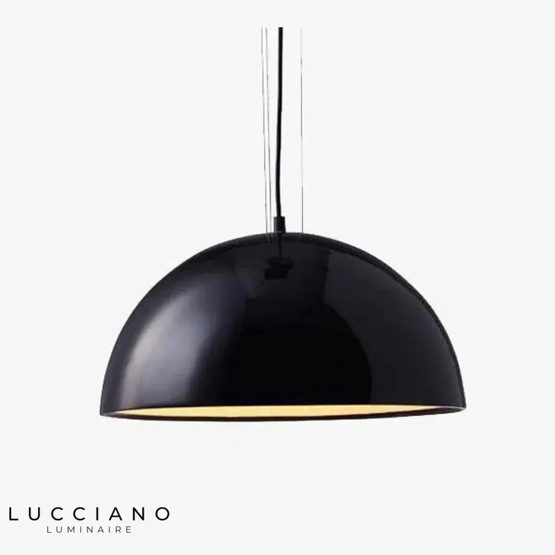 Suspension LED moderne métal arrondi