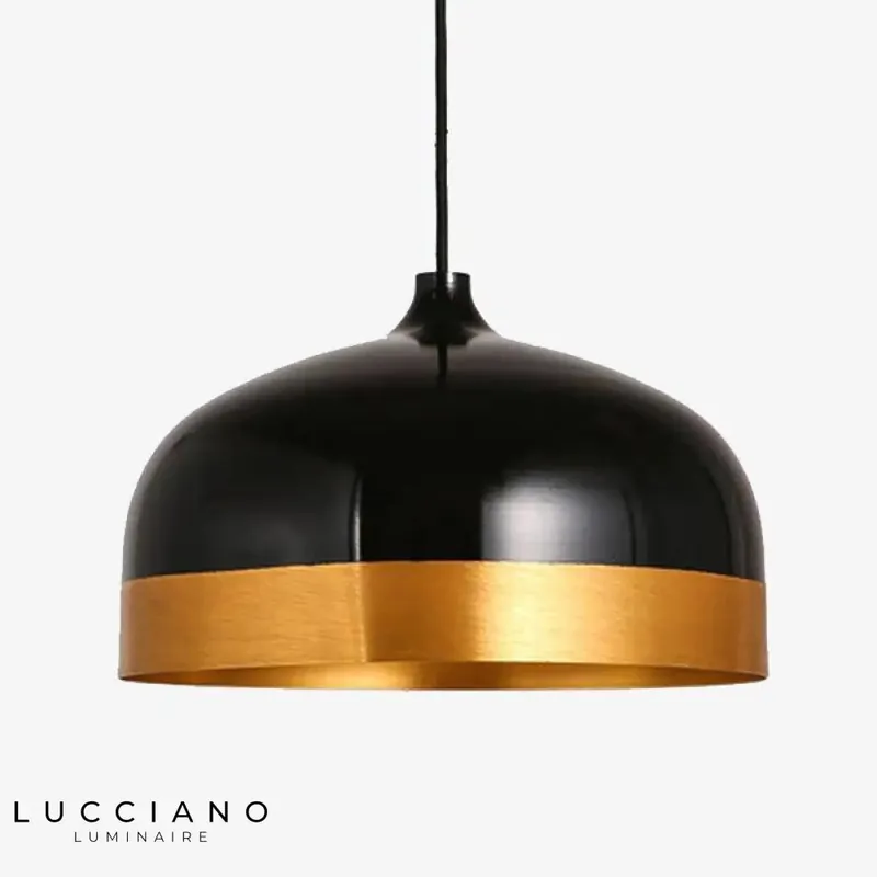 Suspension LED Loft Noir Arrondi