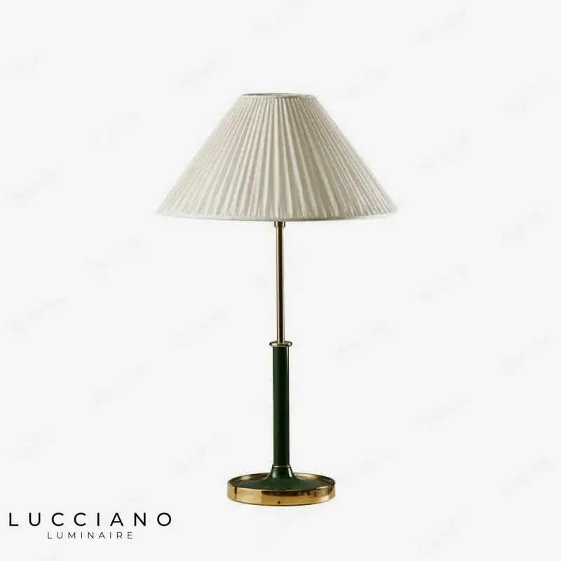Lampe LED Design Socle Doré