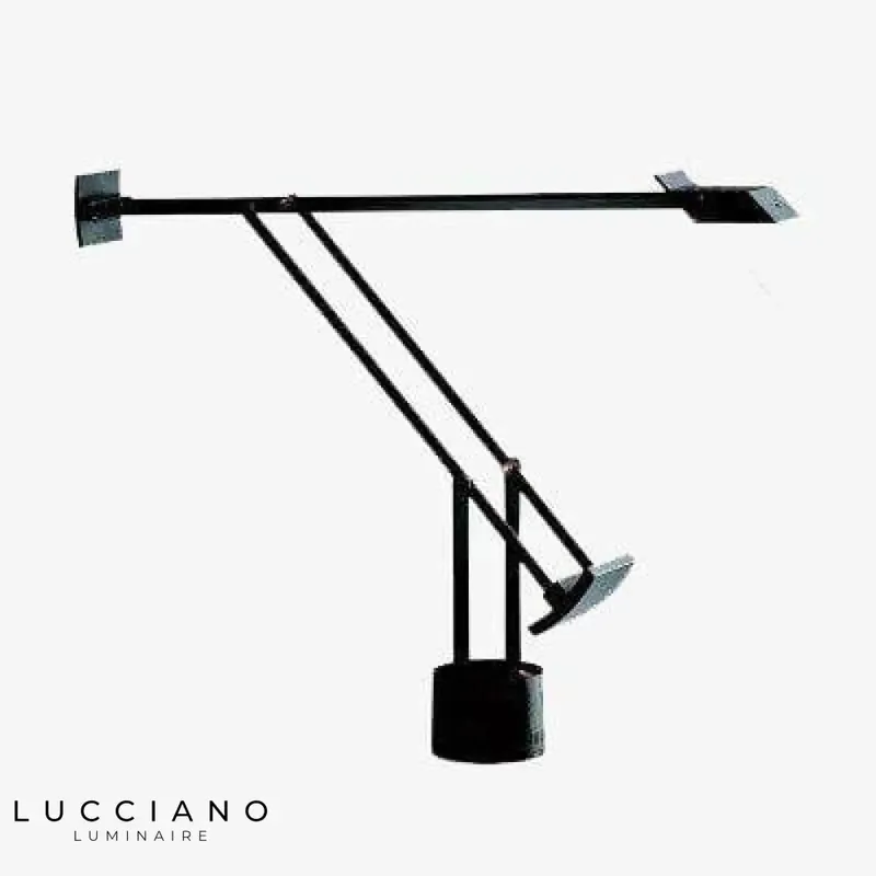 Lampe LED Bureau Métal Noir Industriel