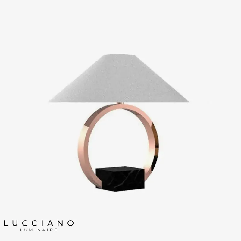 Lampe Design LED Métal et Verre