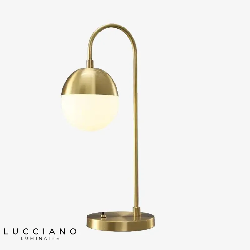Lampe LED Design Bras Doré Soft