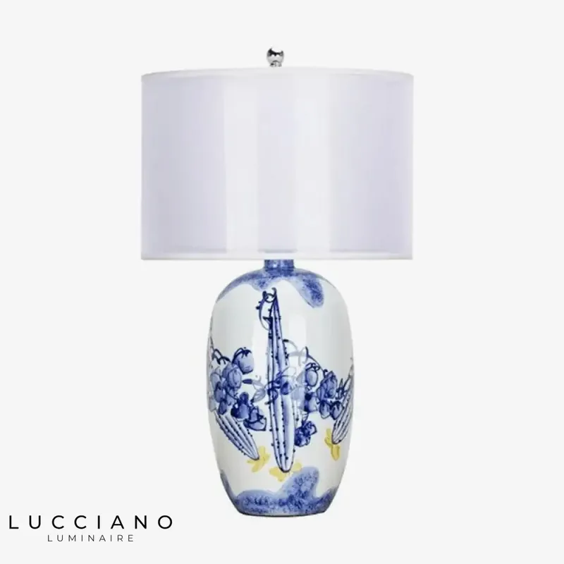 Lampe LED céramique style Japonais