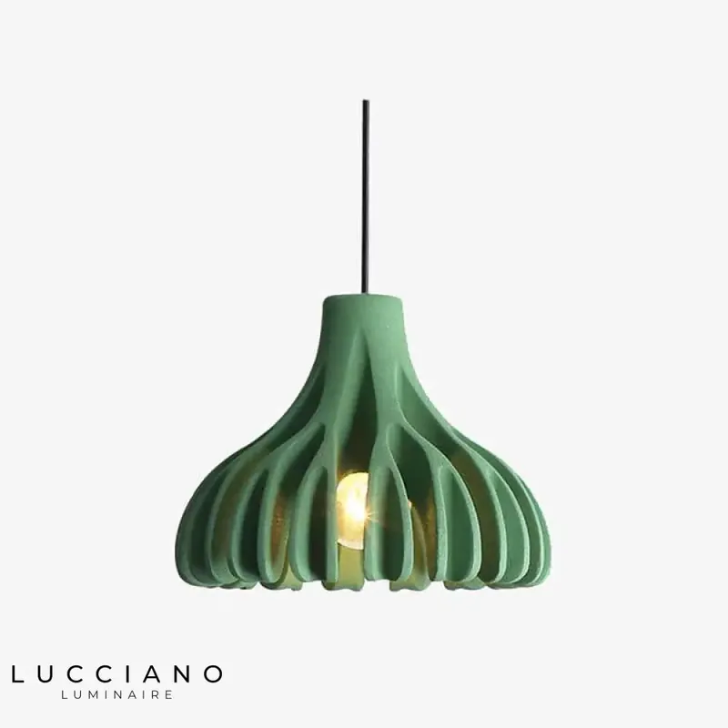 LED Résine Colorée Nordic Suspension