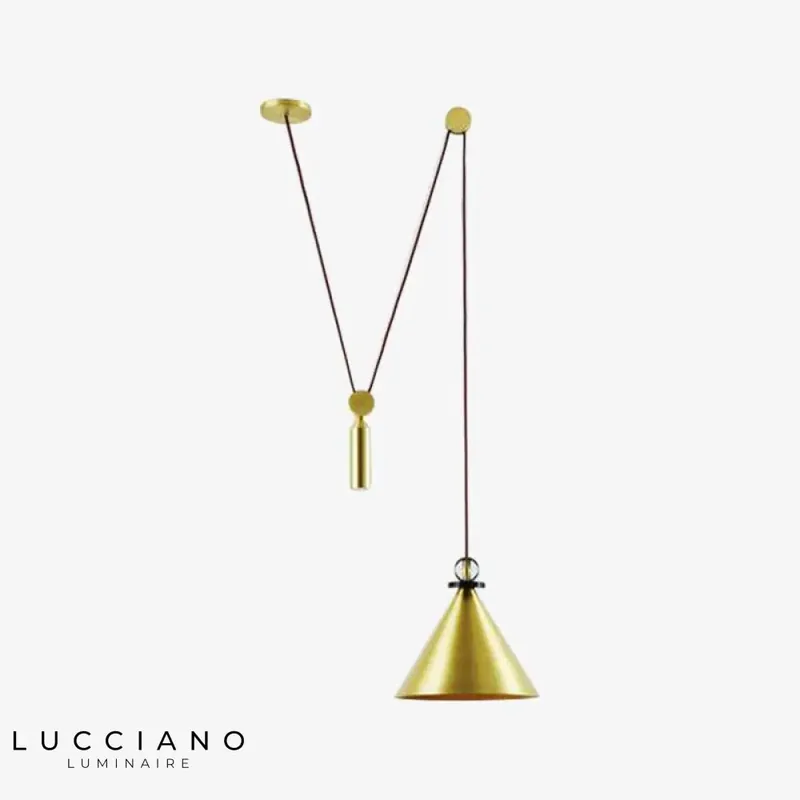 Design suspension multi-lampes Pulley