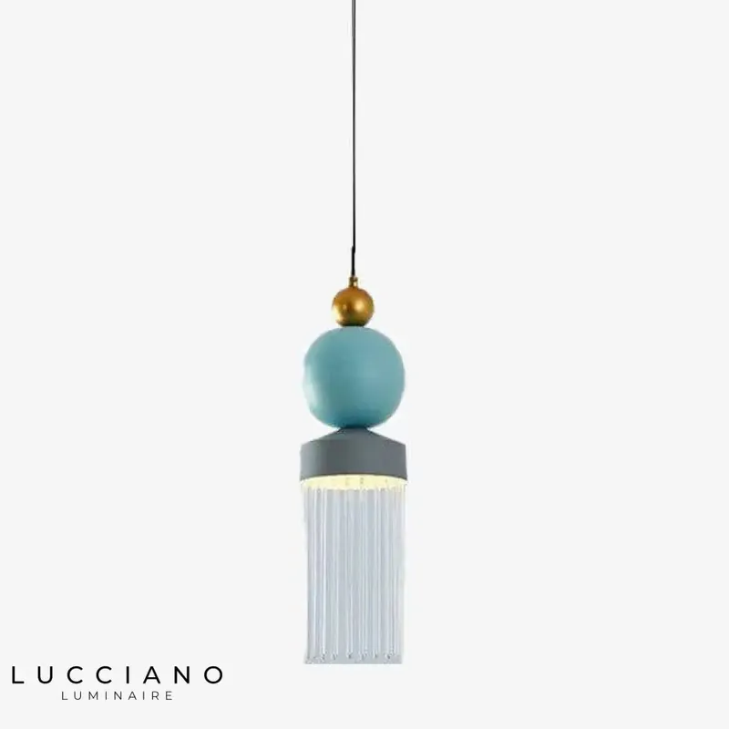 Design créatif de suspensions colorées