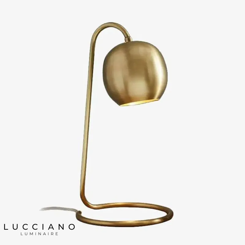 Lampes LED dorées design
