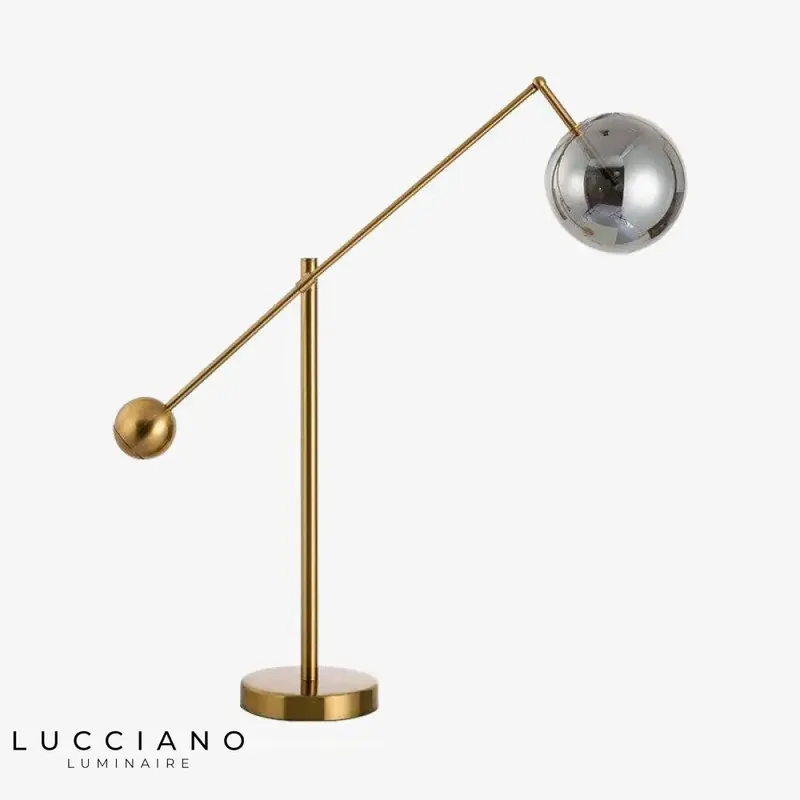 Lampe Bureau Design Dorée Ajustable