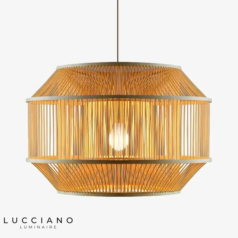 Cage bambou Zen suspension design