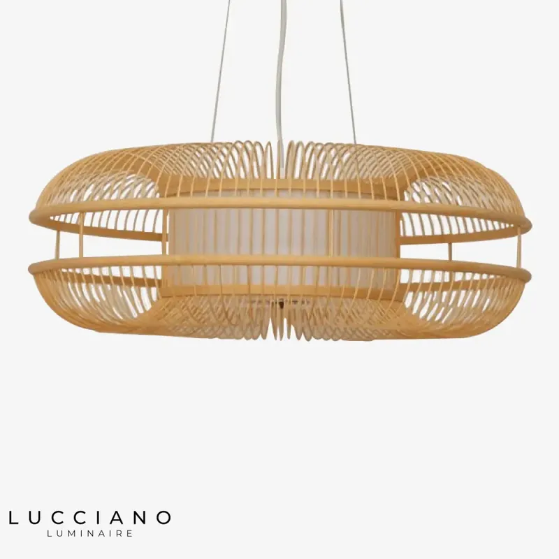 Ovale bambou suspension Chandy