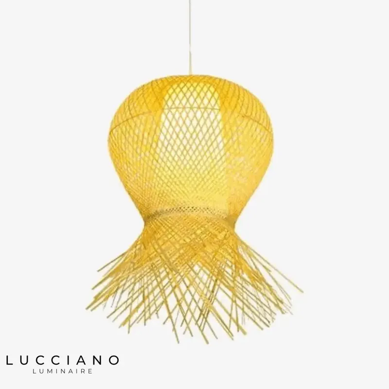 Design de Suspension Woven en Bambou