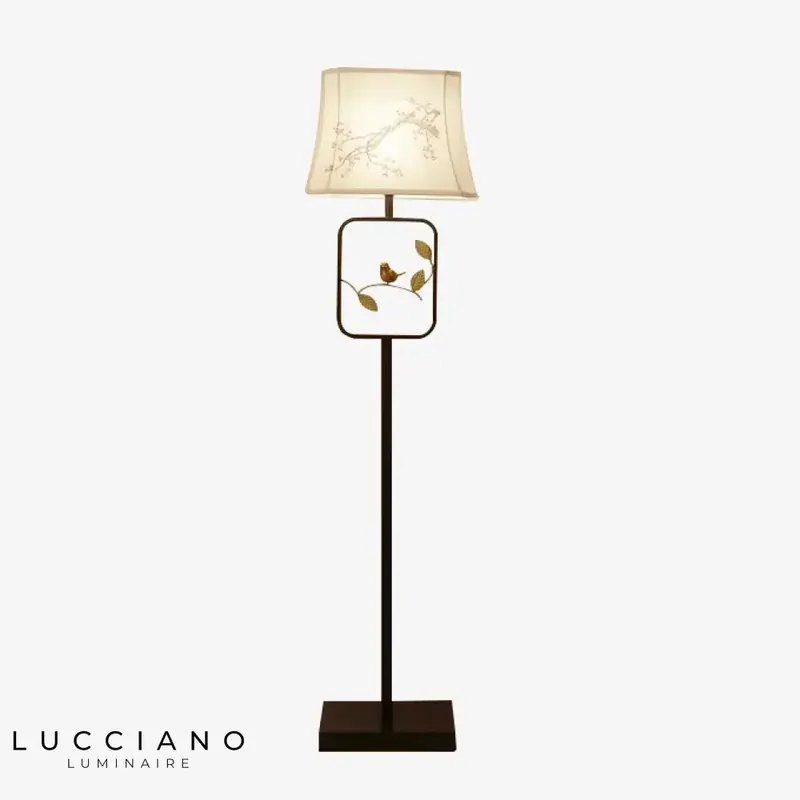 Lampadaire LED tissu européen