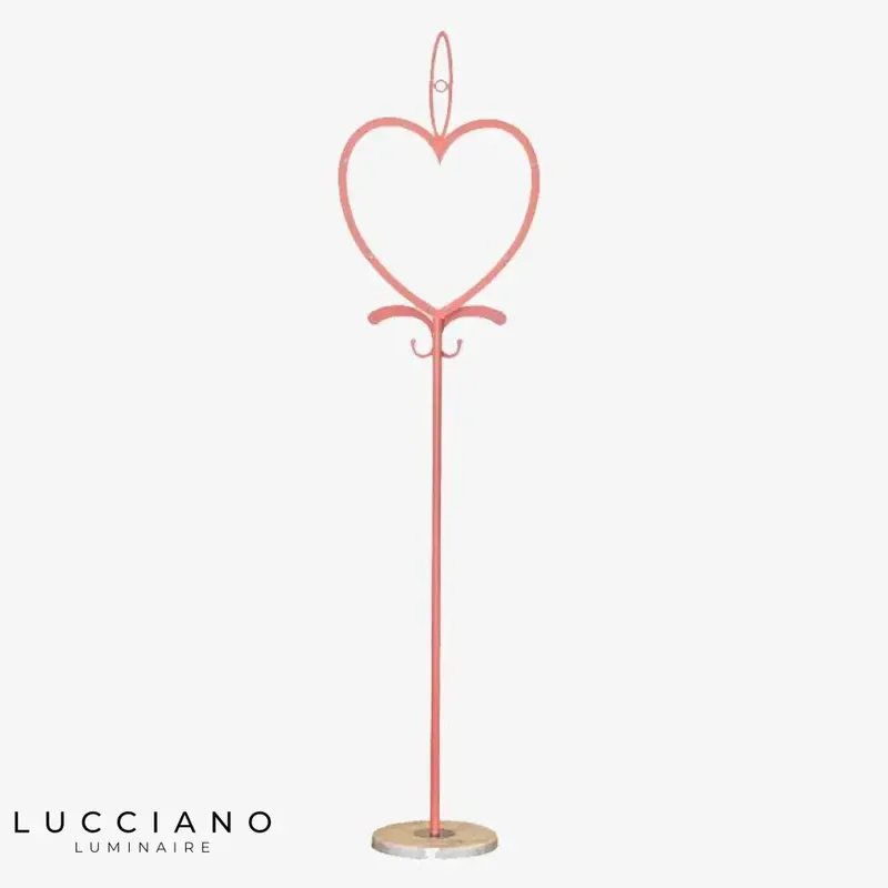 Lampadaire Coeur Rose Cadeau